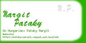 margit pataky business card